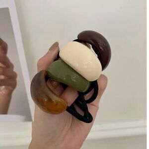 Acrylic Hair ties 4pck